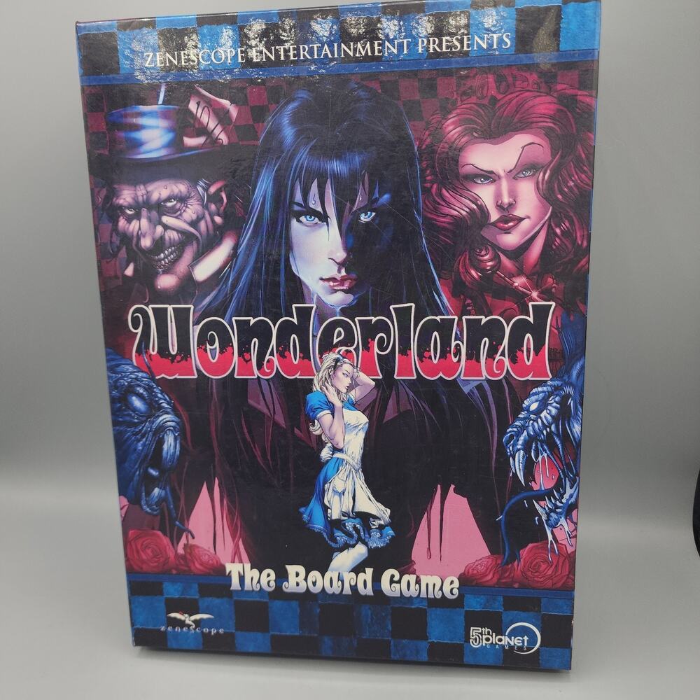Zenescope Wonderland The Board Game 2012 Gently Used Complete